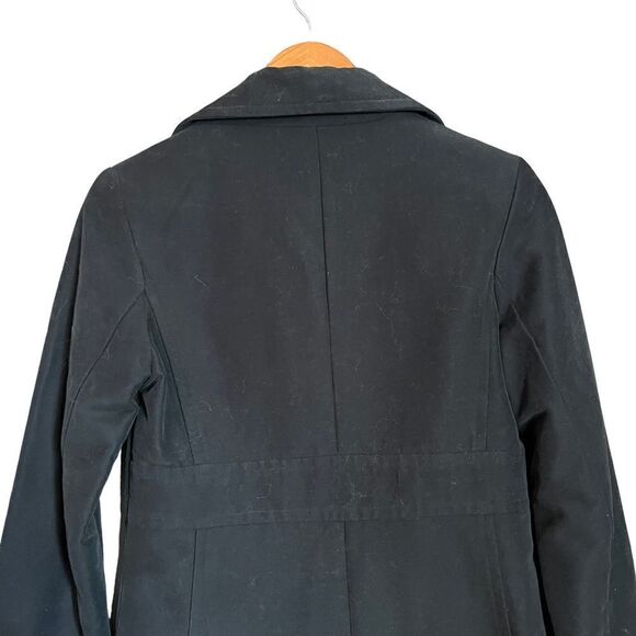 3‎ for $30! Merona black button up coat - Picture 6 of 9